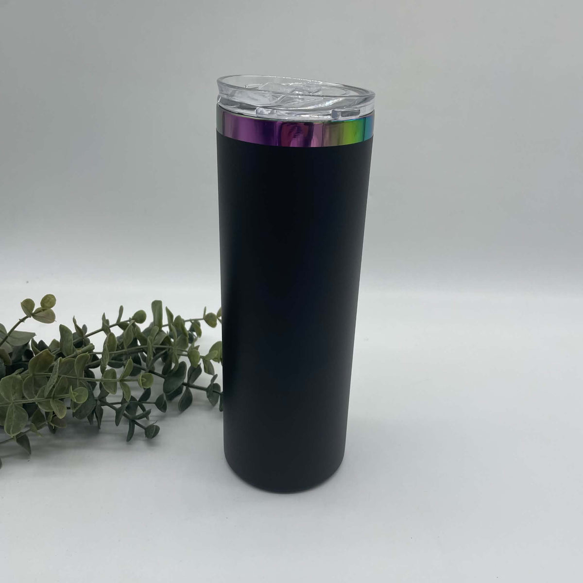 20oz Dual Lid Rainbow Plated Water Bottles