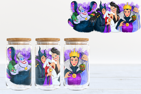 Villain UV DTF 16oz Cup Wrap #93 - IN STOCK