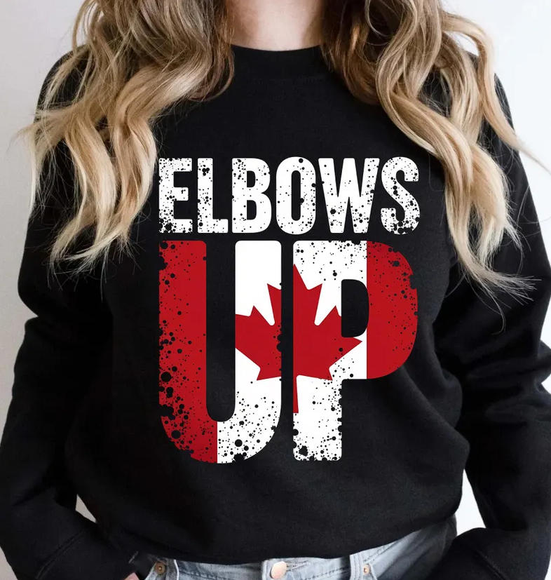 Elbows Up DTF Transfer - 1234