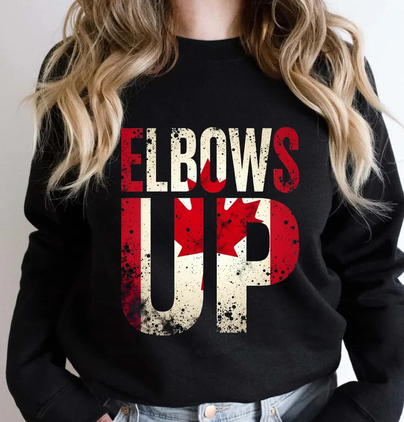 Elbows Up DTF Transfer - 1236