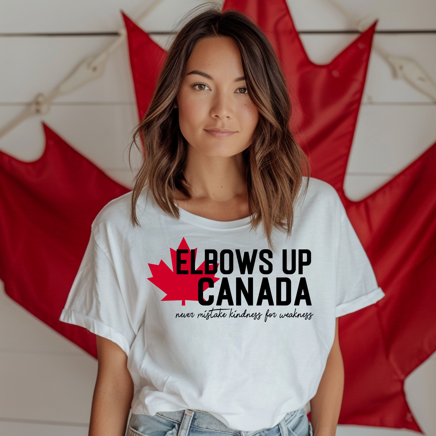 Elbows Up DTF Transfer - 1216