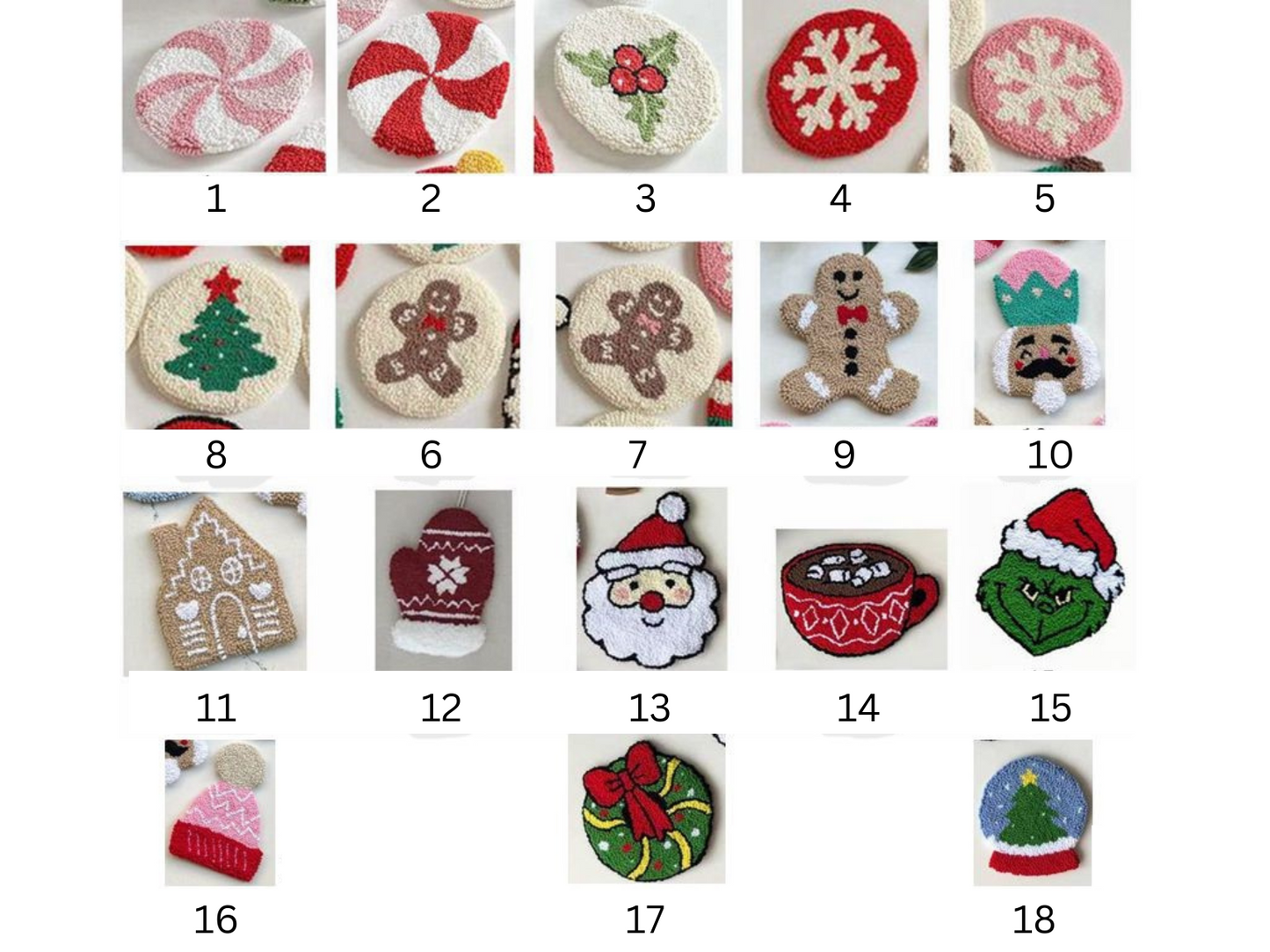 Chenille Mug Rug