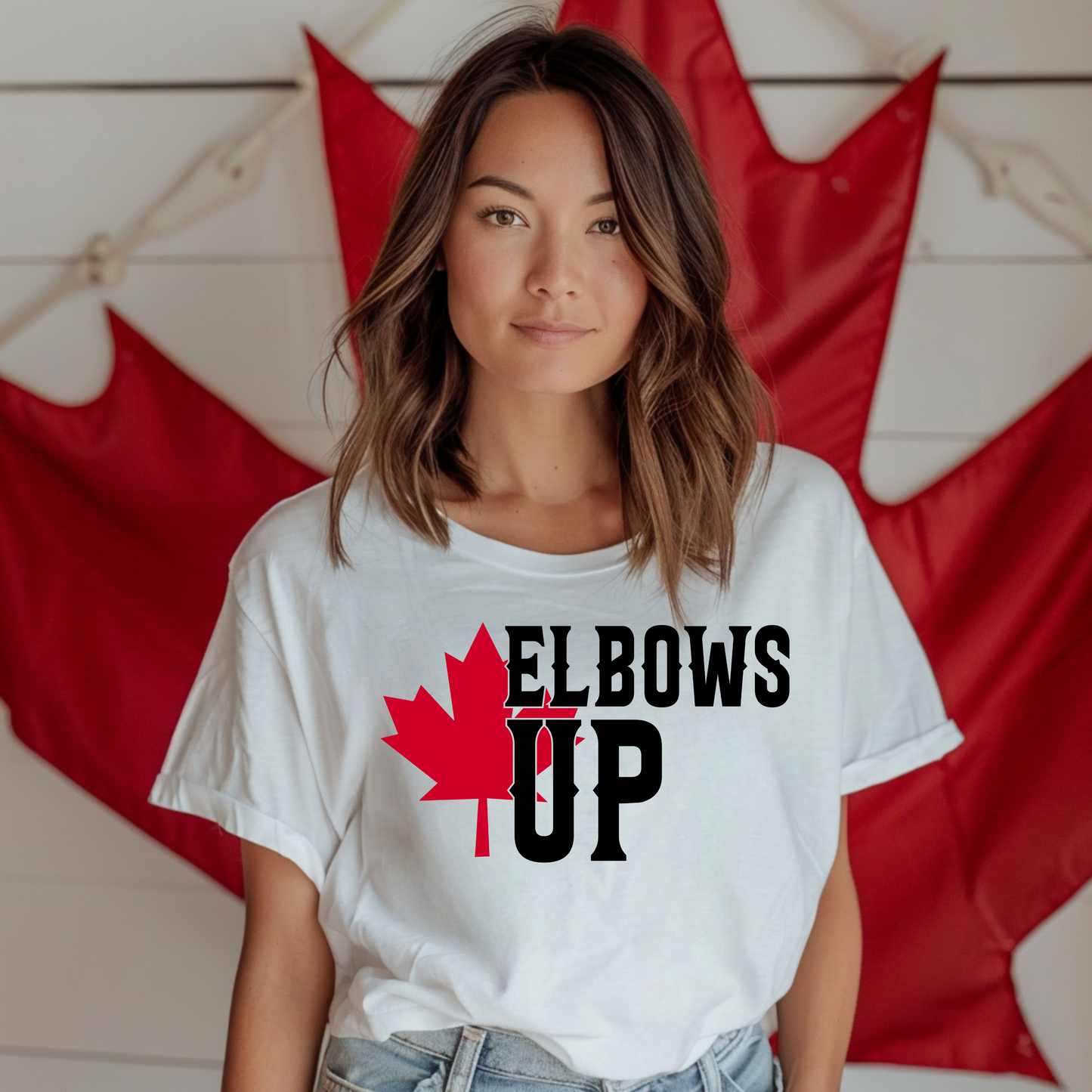 Elbows Up DTF Transfer - 1214