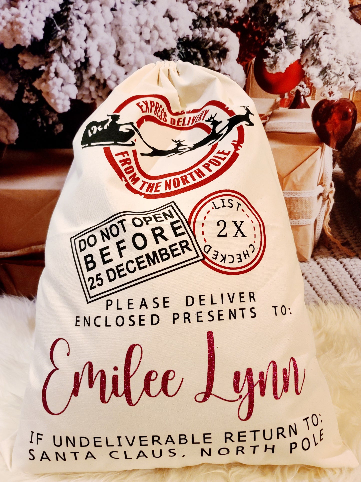 Santa Sacks not for Sublimation