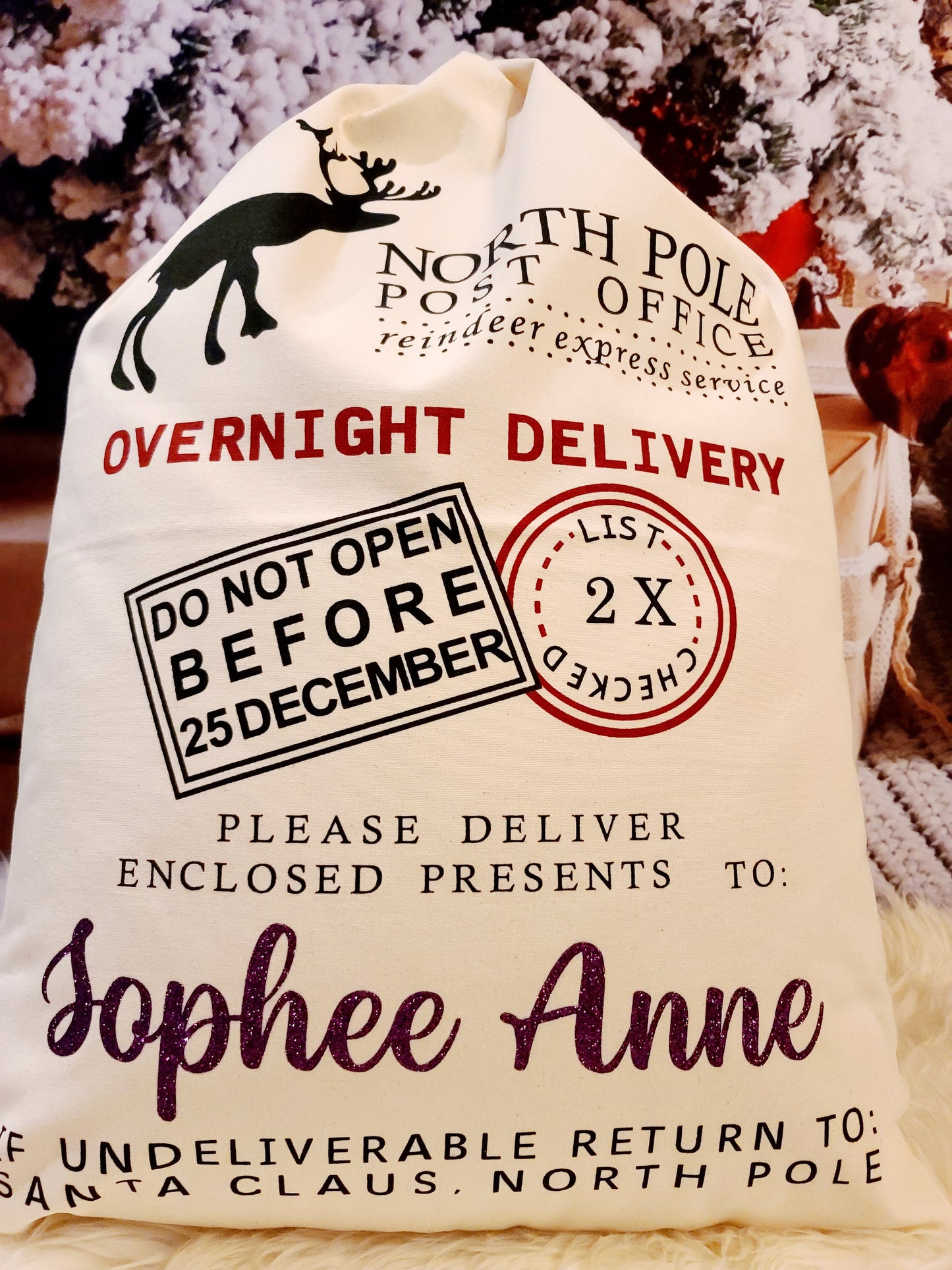 Santa Sacks not for Sublimation