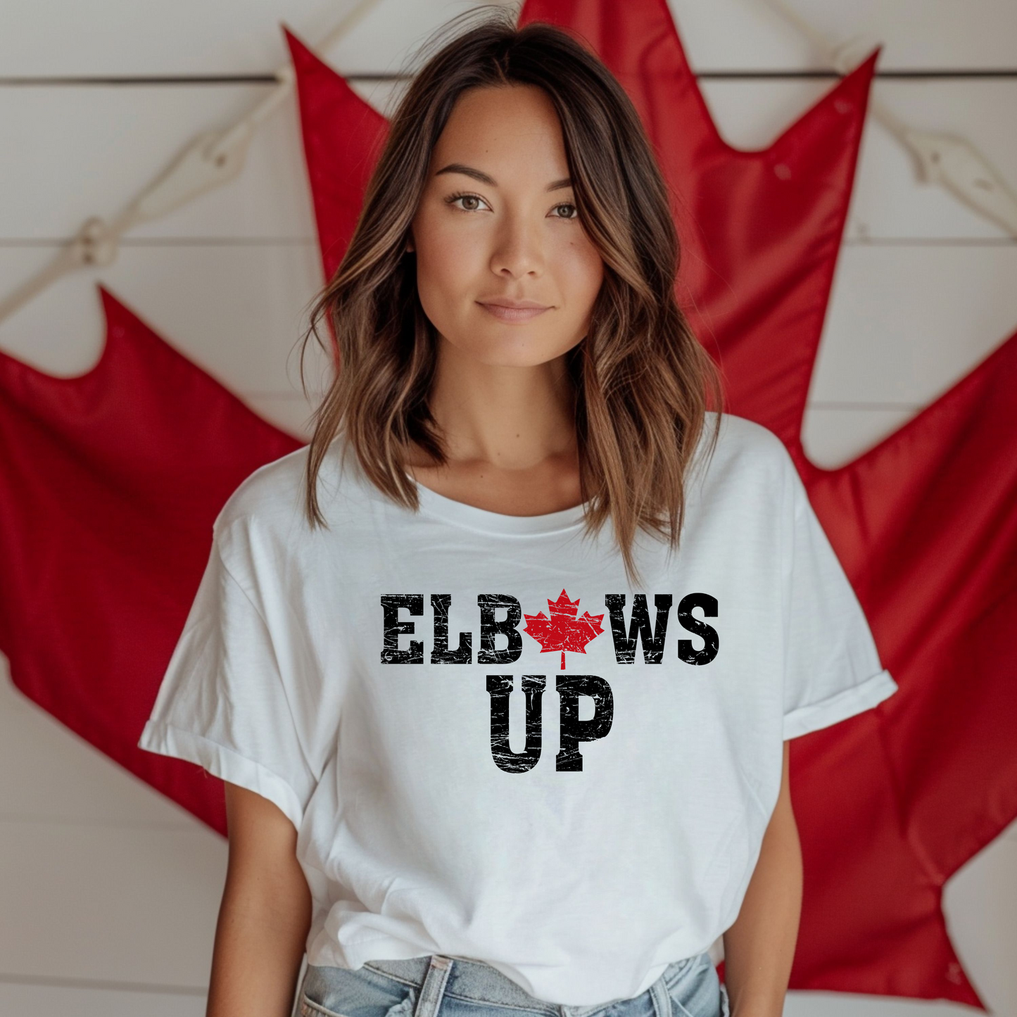 Elbows Up DTF Transfer - 1220