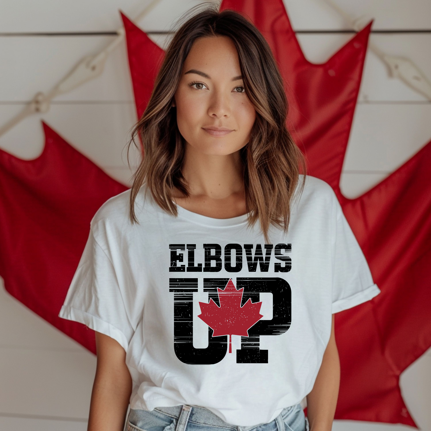 Elbows Up DTF Transfer - 1228