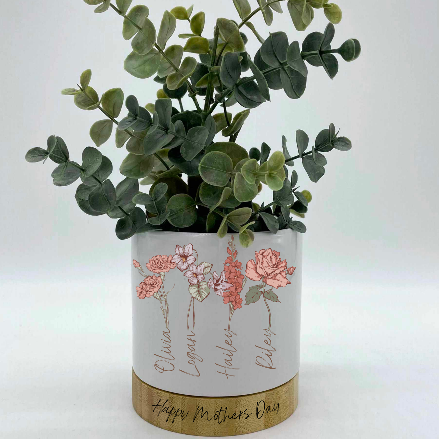 Custom Mother's Day Flower Pot