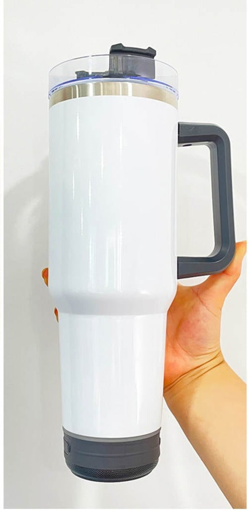 40oz SPEAKER Tumbler with Handle