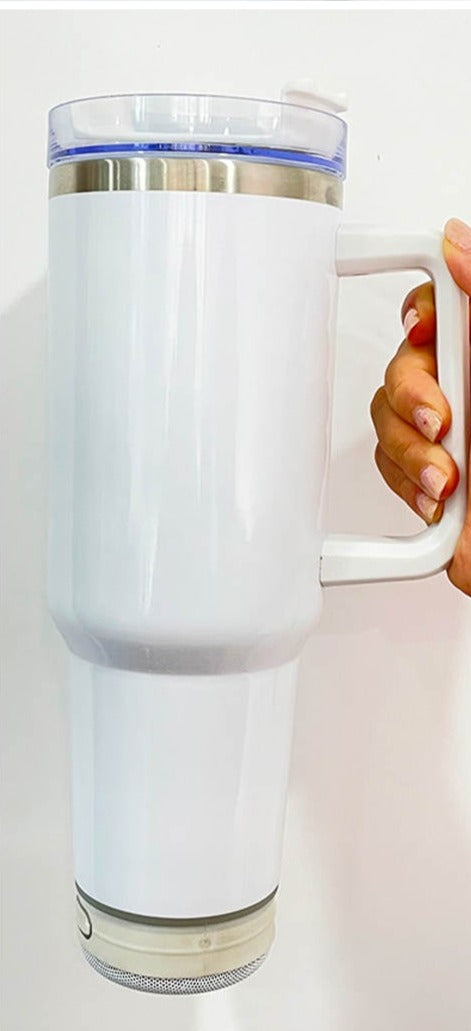 40oz SPEAKER Tumbler with Handle