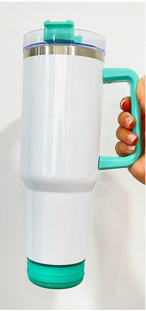 40oz SPEAKER Tumbler with Handle
