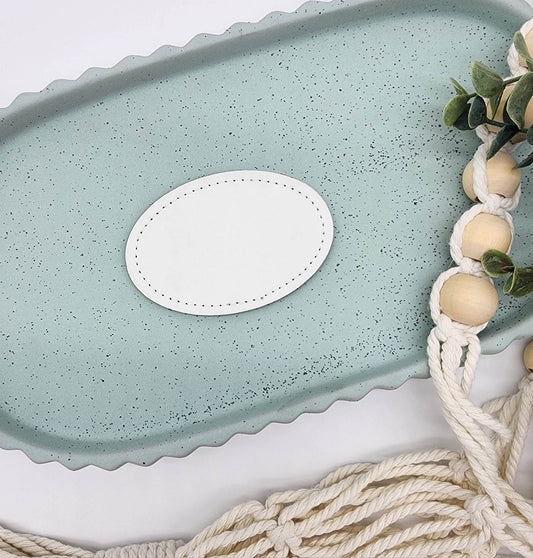 Sublimation PU leather hat patch