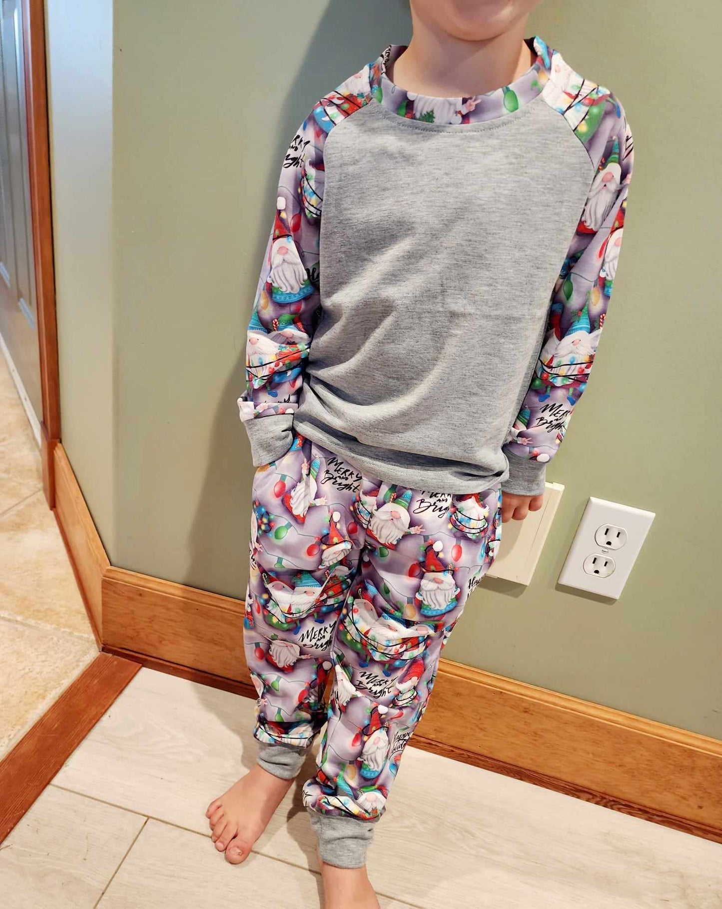 Gnome Christmas Family PJ Sets