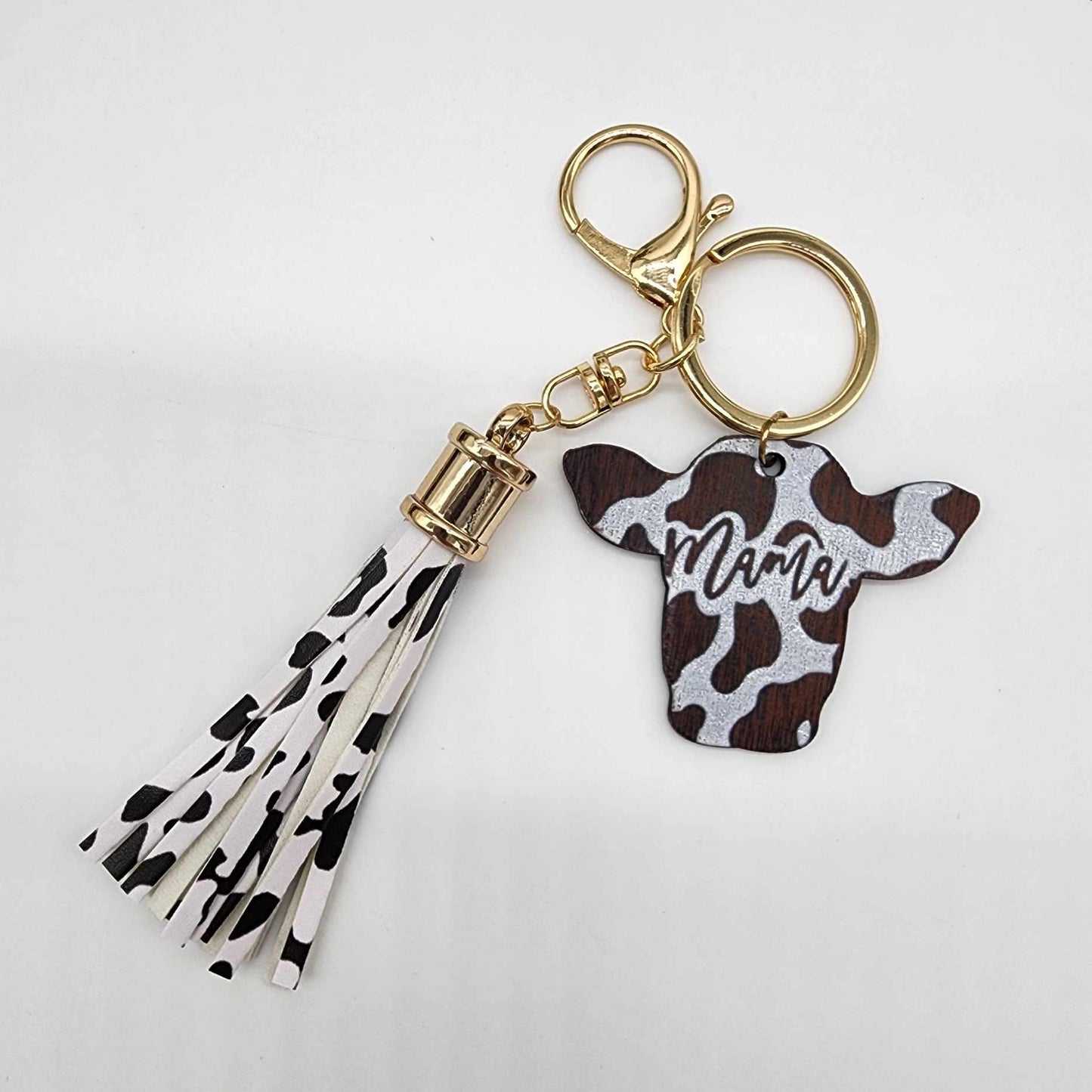 Mama Cow Keychain