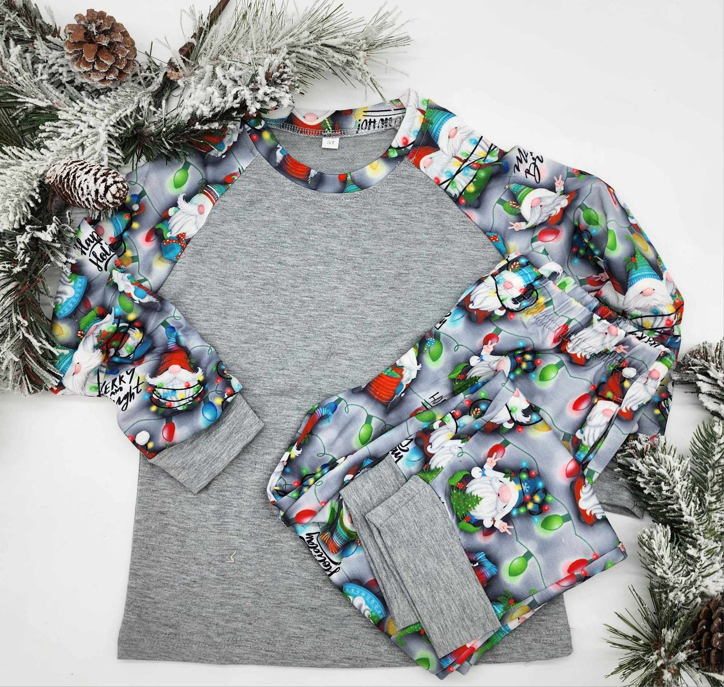 Gnome Christmas Family PJ Sets