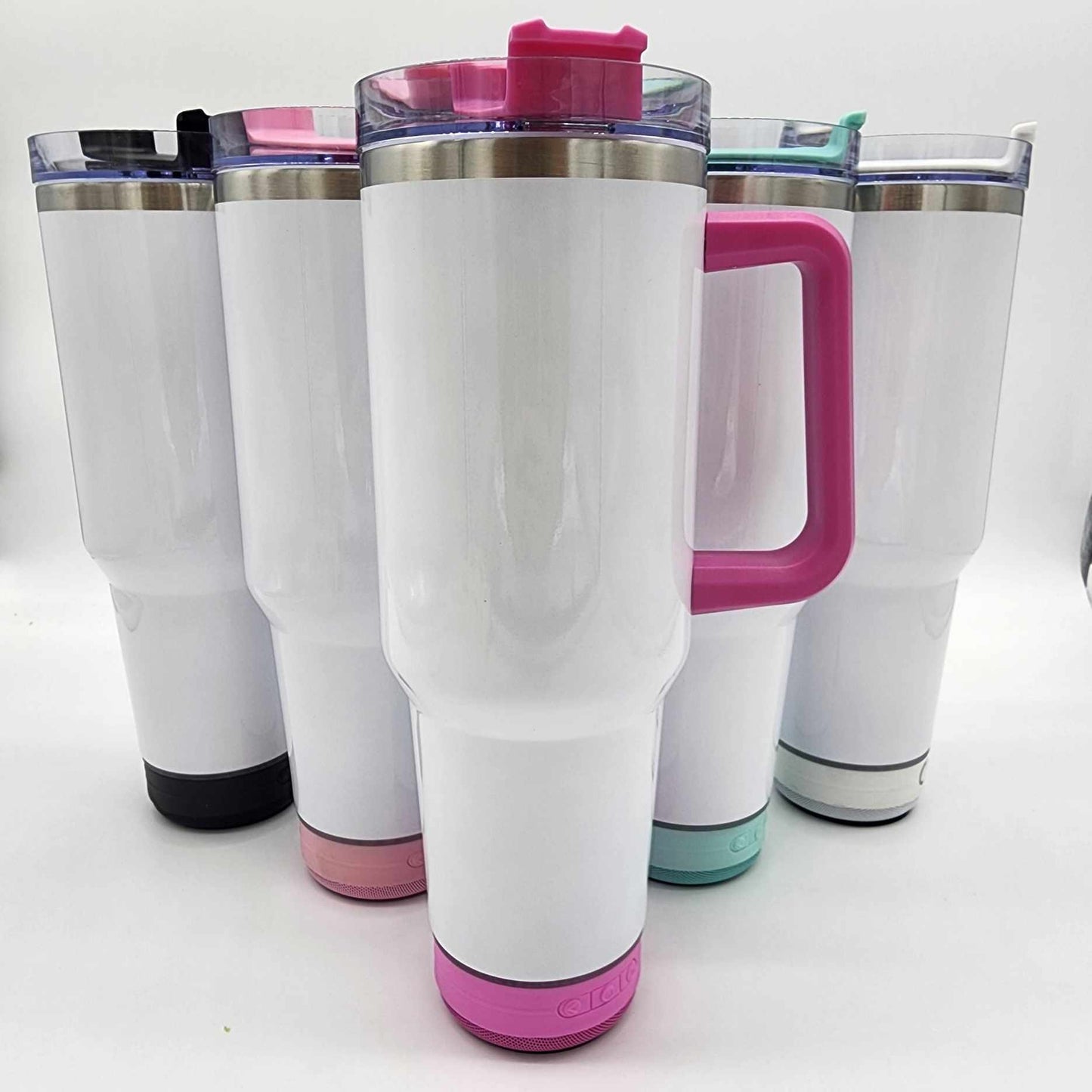 40oz SPEAKER Tumbler with Handle