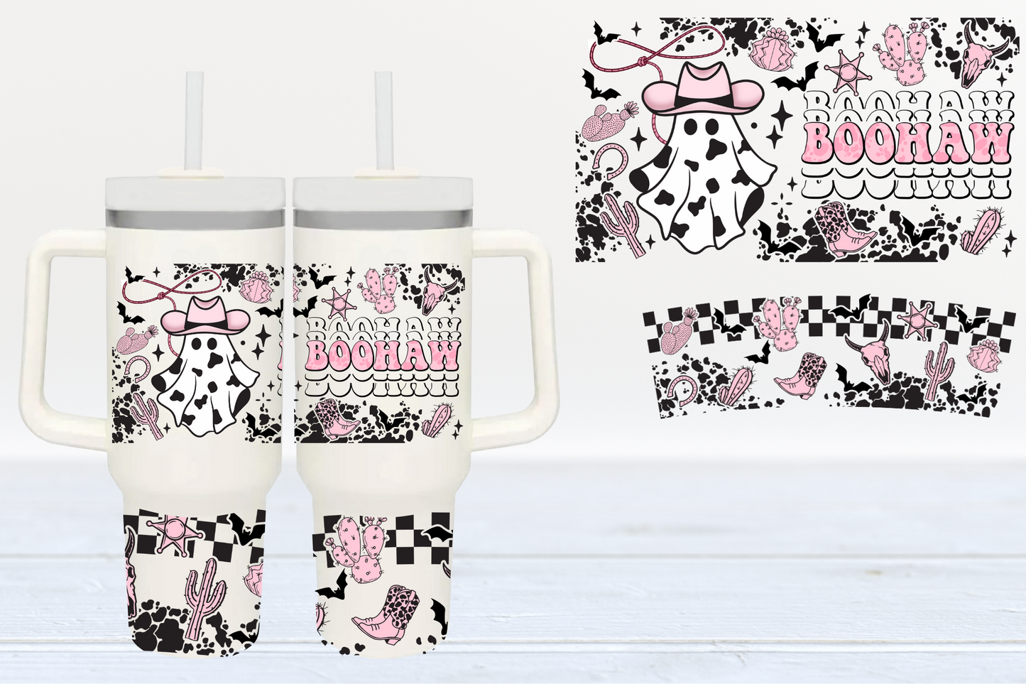 BooHaw UV DTF 40oz Cup Wrap #40-27 - In Stock