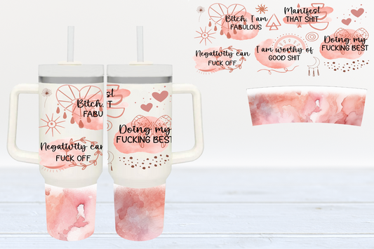 Vulgar Manifestations UV DTF 40oz Cup Wrap #40-28 - In Stock