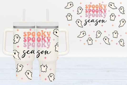Spooky Season UV DTF 40oz Cup Wrap #40-37 - In Stock