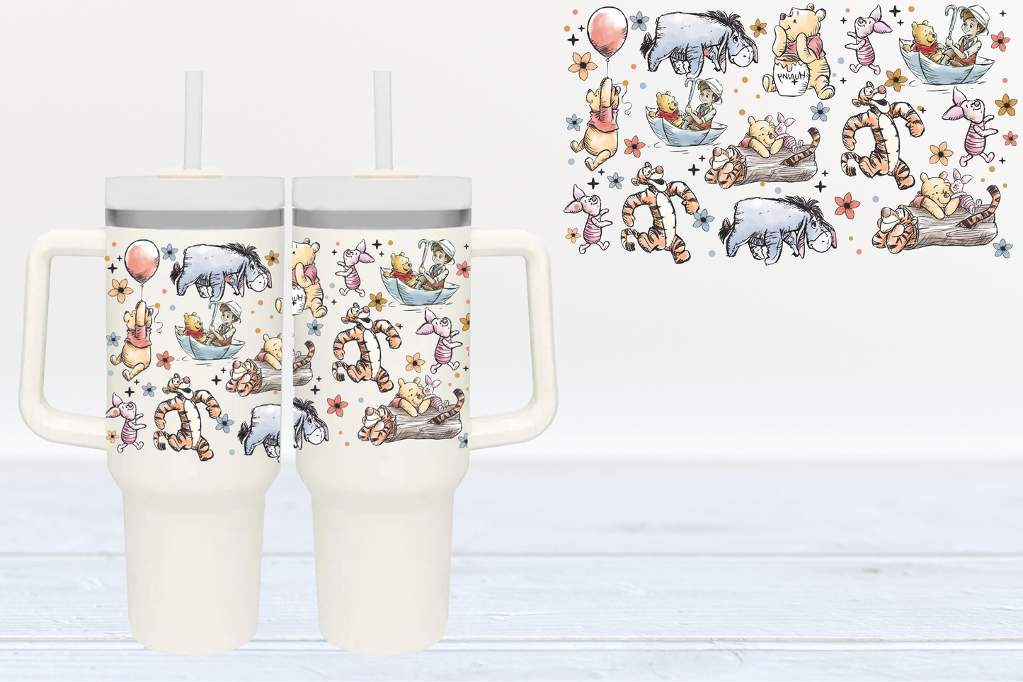 UV DTF Cup Wrap #306 - IN STOCK