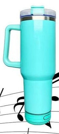 40oz SPEAKER Tumbler with Handle