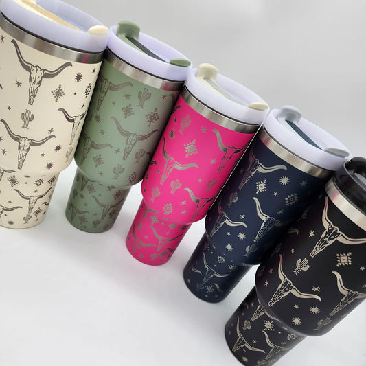 Western Engraved Gen2 40oz Tumbler