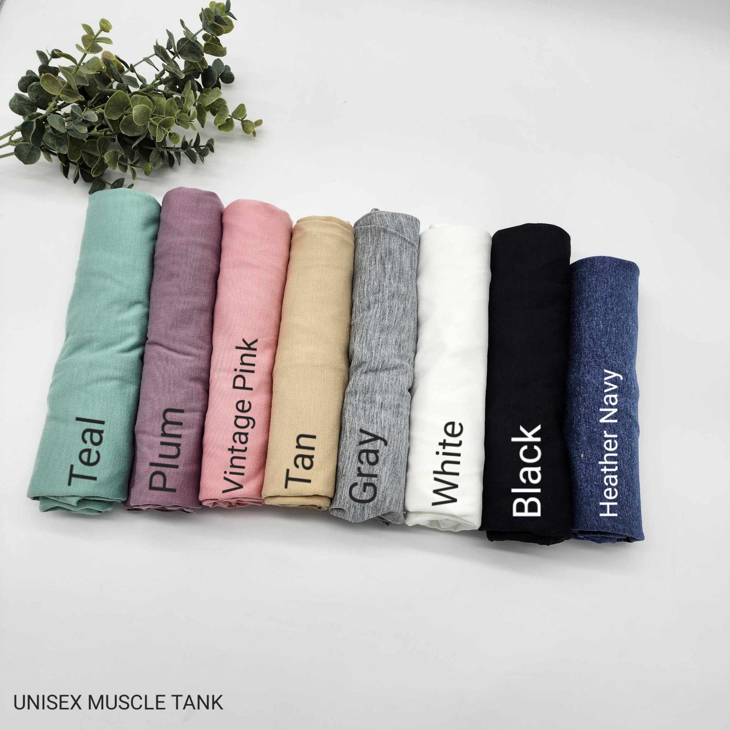 Unisex Muscle Tanks 100% Poly