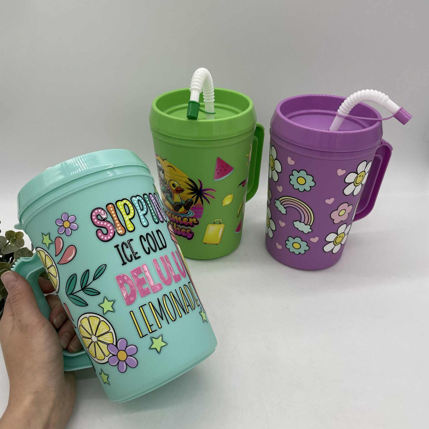 34oz Plastic Cups