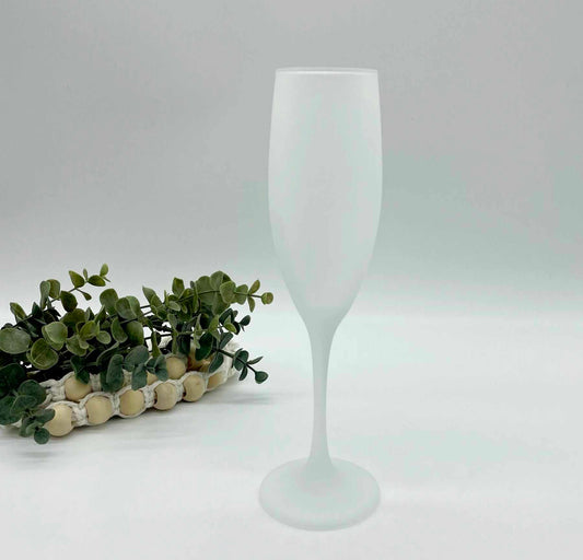Frosted Champagne Glass