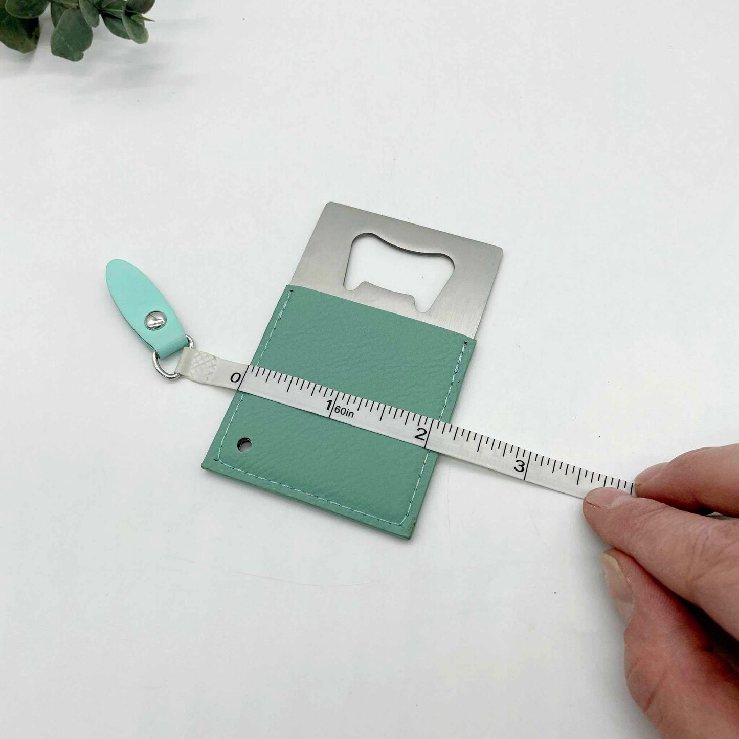 Engravable Leather Wrapped Bottle Opener