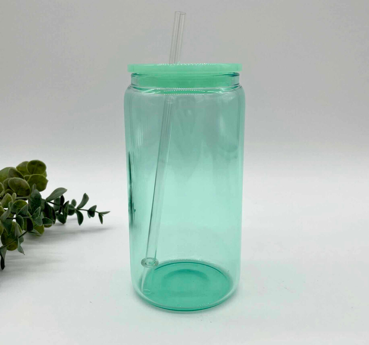 Jelly Colour Transparent 16oz GLASS Can for Sublimation
