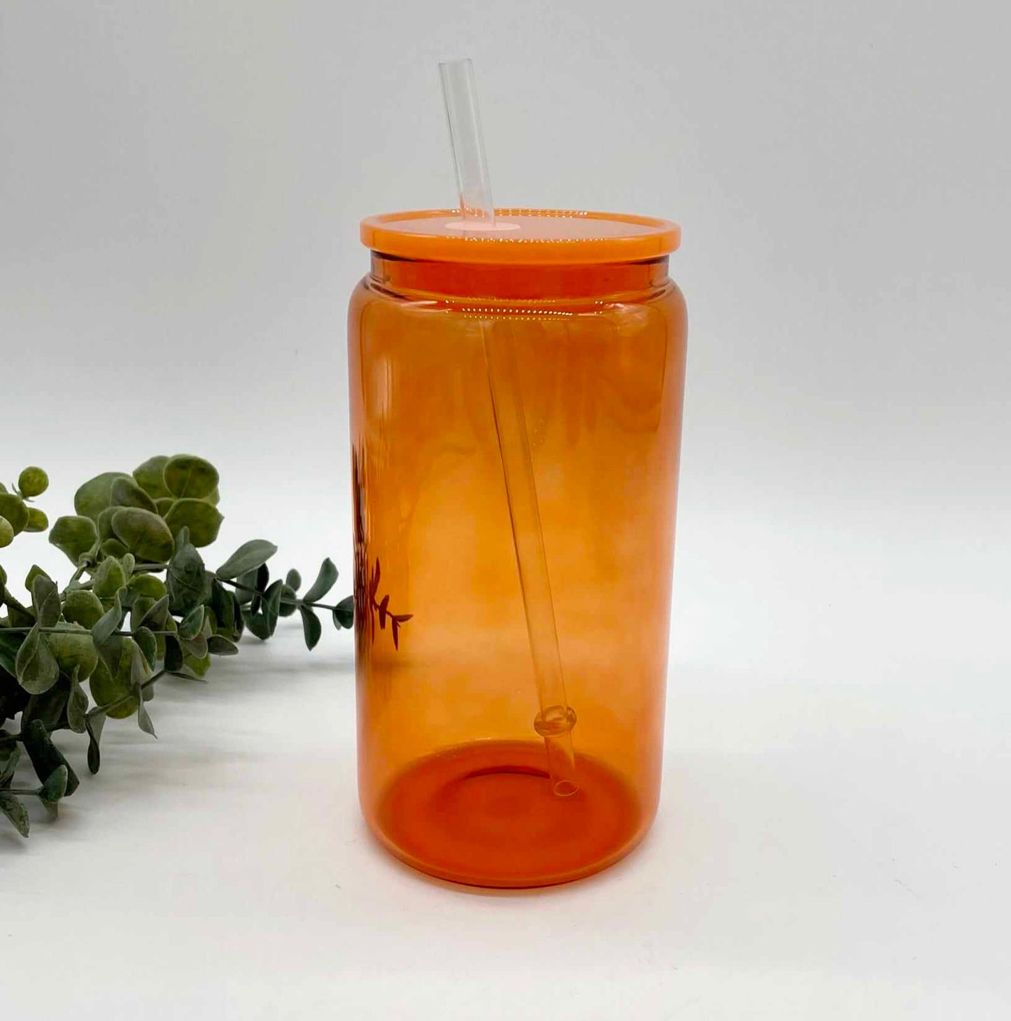 Jelly Colour Transparent 16oz GLASS Can for Sublimation