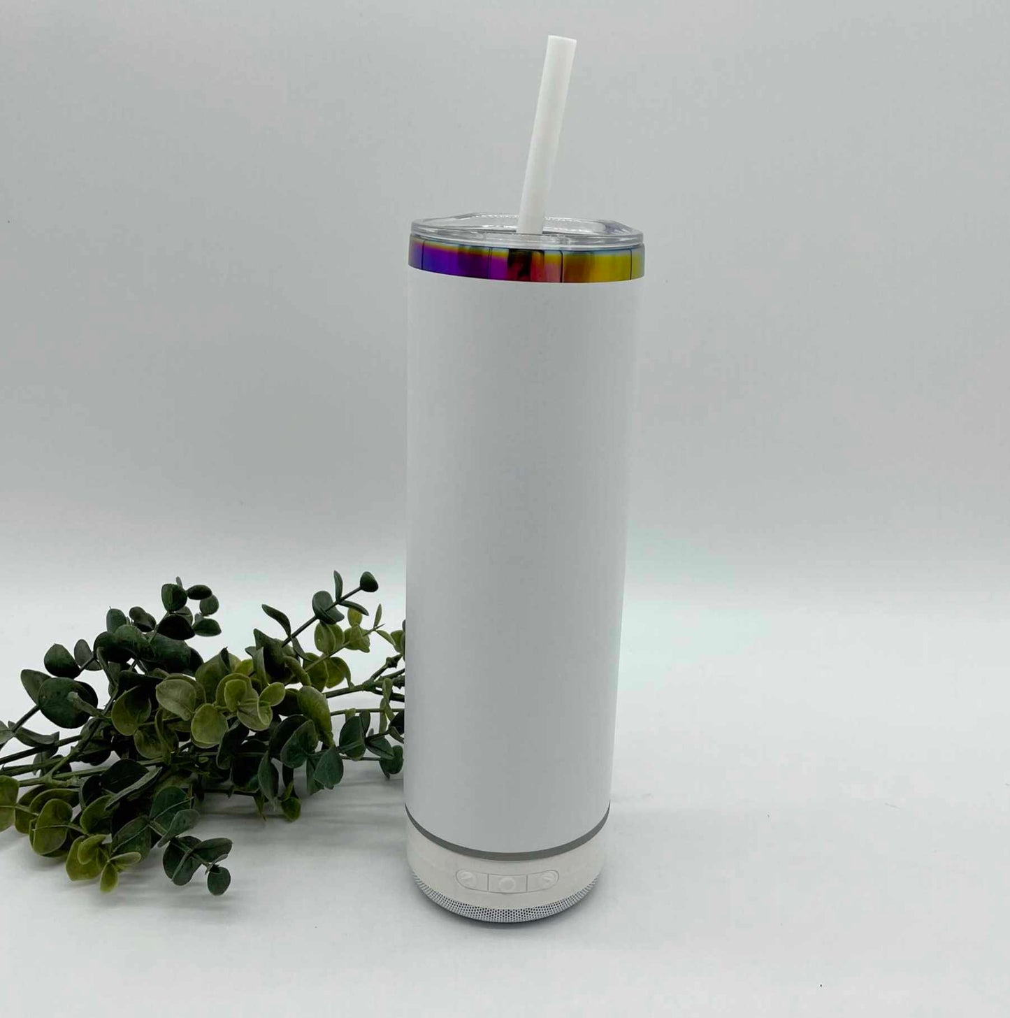 SPEAKER Macaroon Rainbow Plated 20oz Tumbler