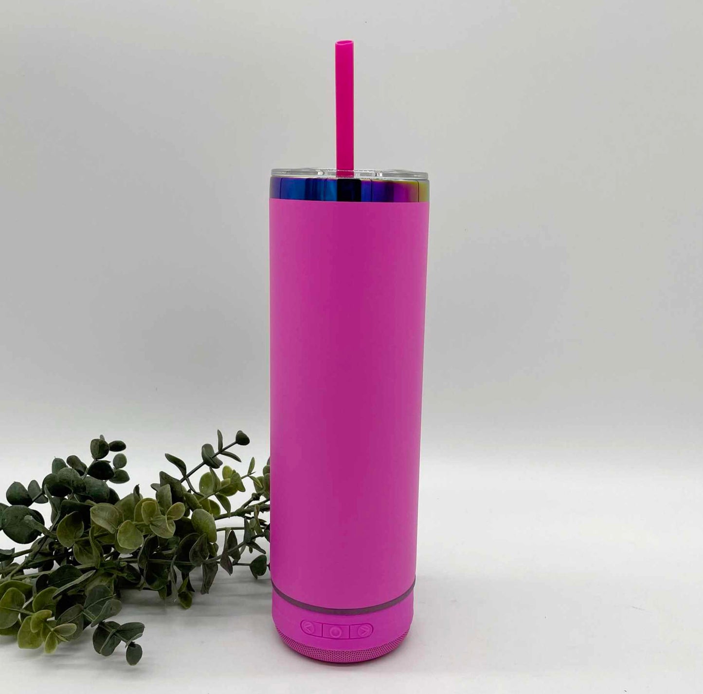 SPEAKER Macaroon Rainbow Plated 20oz Tumbler