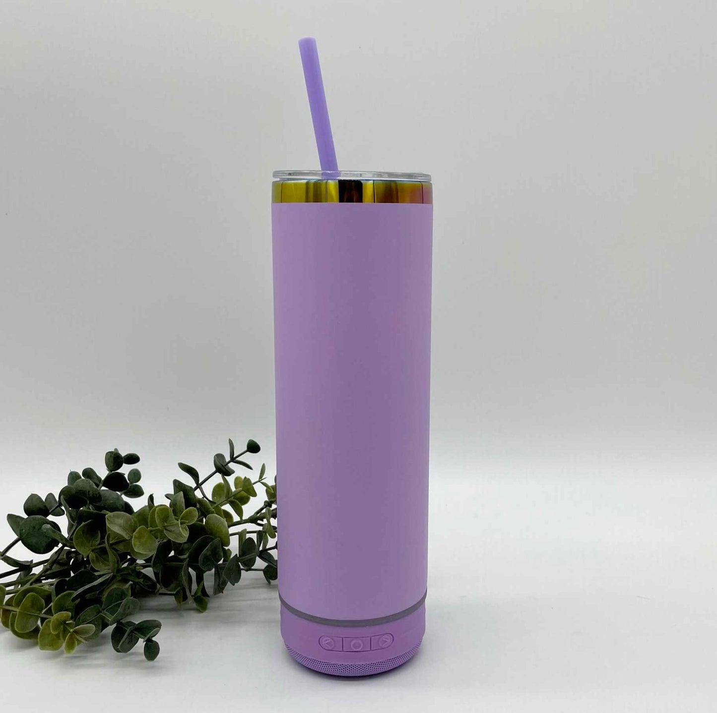 SPEAKER Macaroon Rainbow Plated 20oz Tumbler