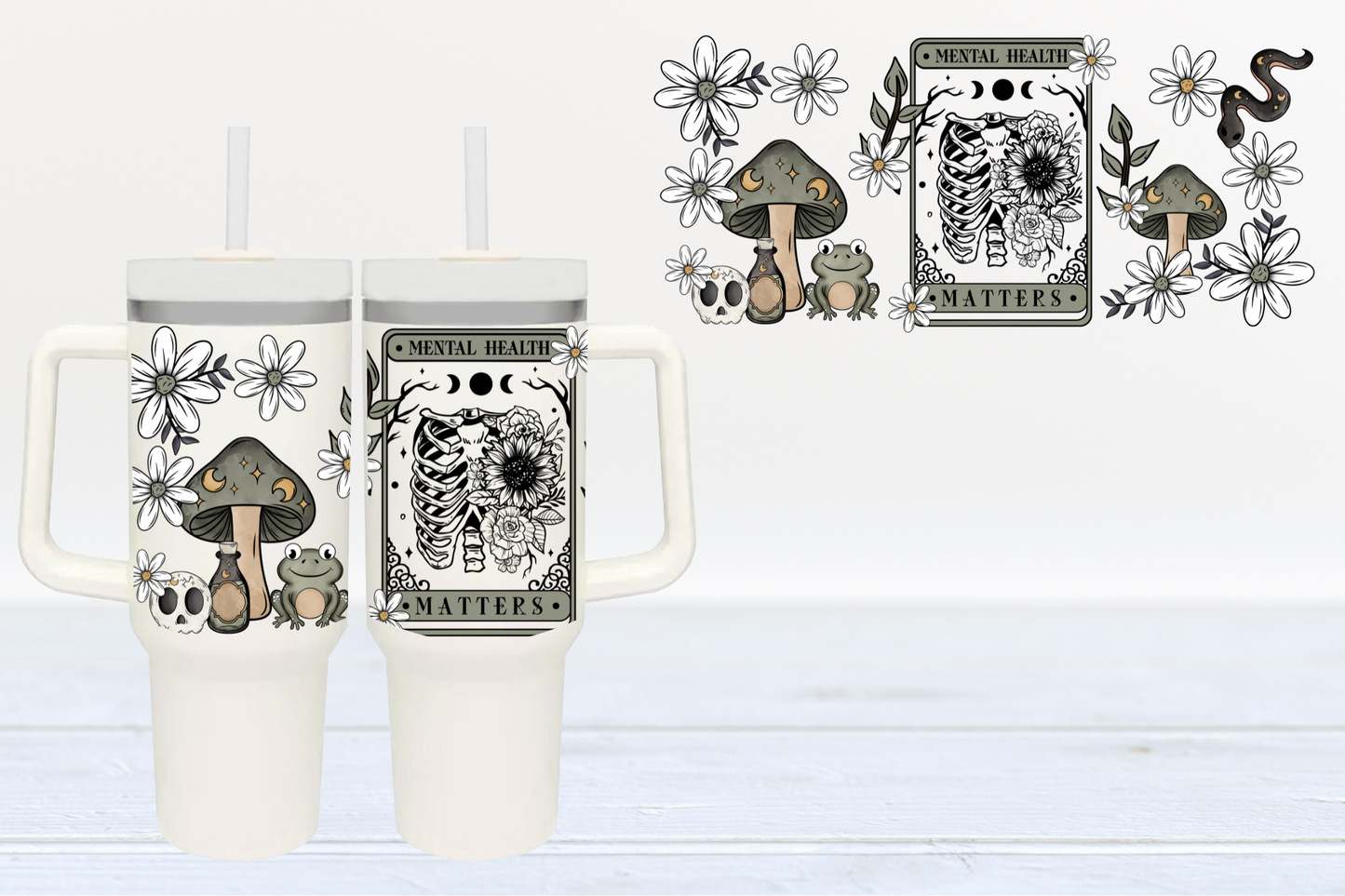 DTF Cup Wrap #449 - IN STOCK