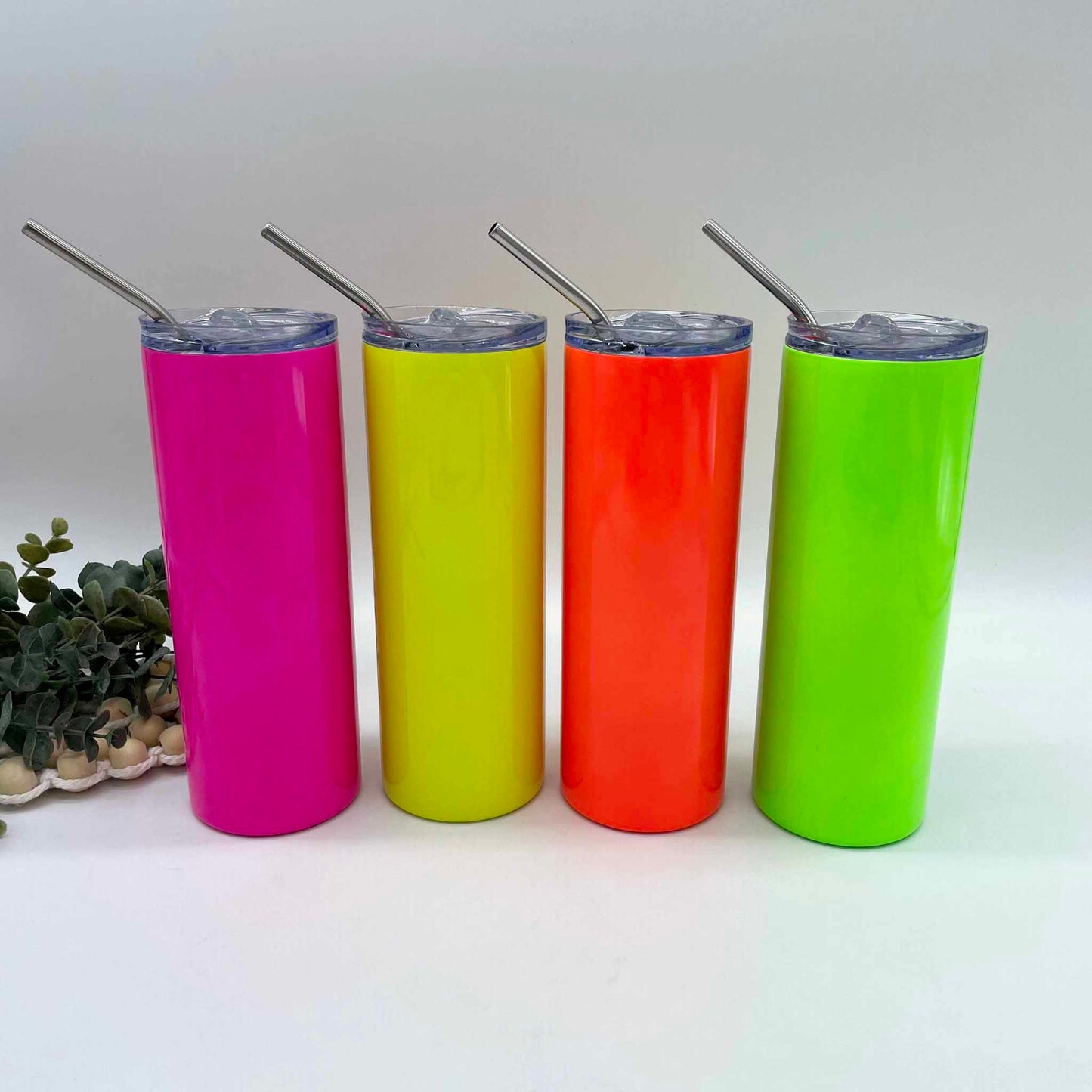 NEON 20oz Skinny Straight Sublimation Tumbler