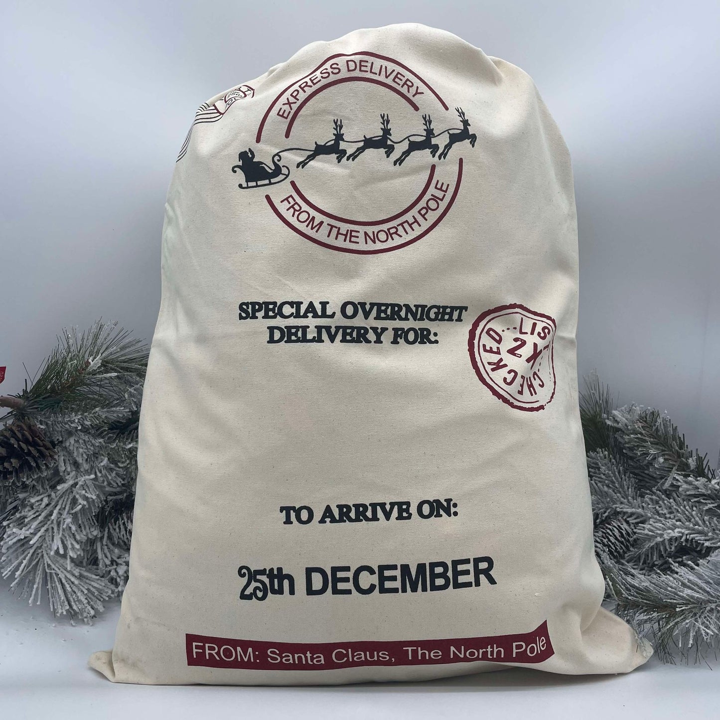 Santa Sacks not for Sublimation