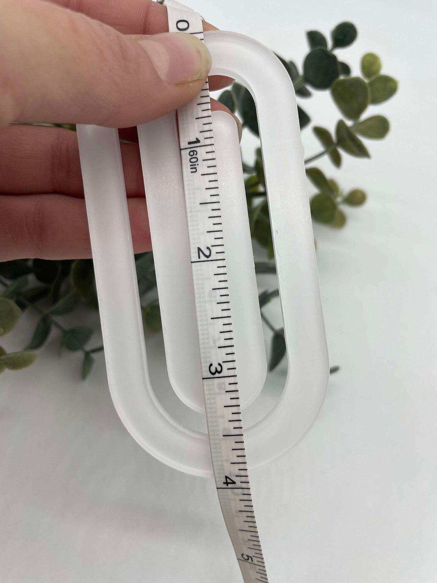 Jumbo Sublimation Bookmark Paperclip in Acrylic