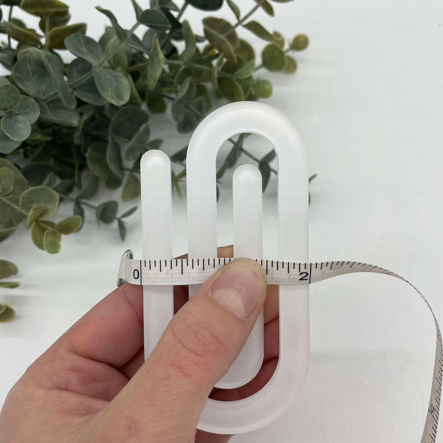 Jumbo Sublimation Bookmark Paperclip in Acrylic
