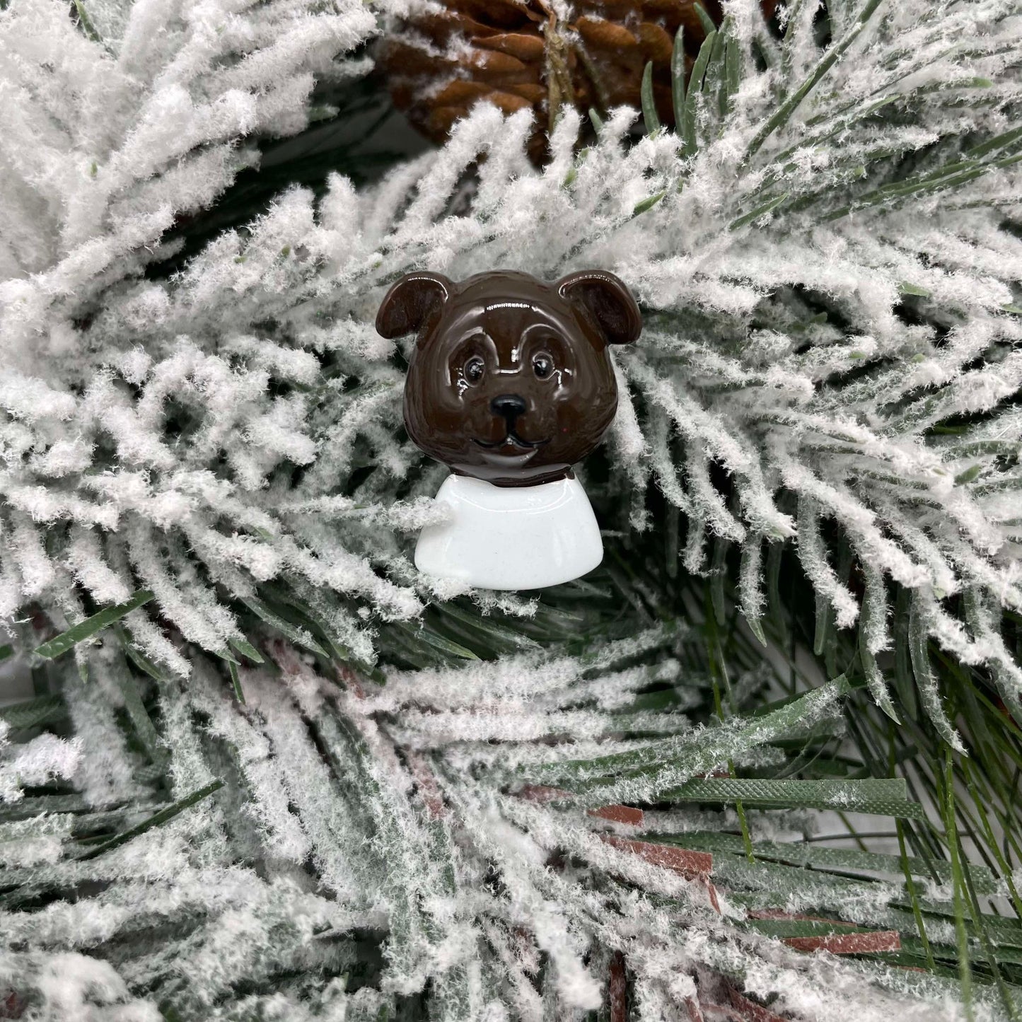 Additional Dog Heads - Polyresin Christmas Ornaments
