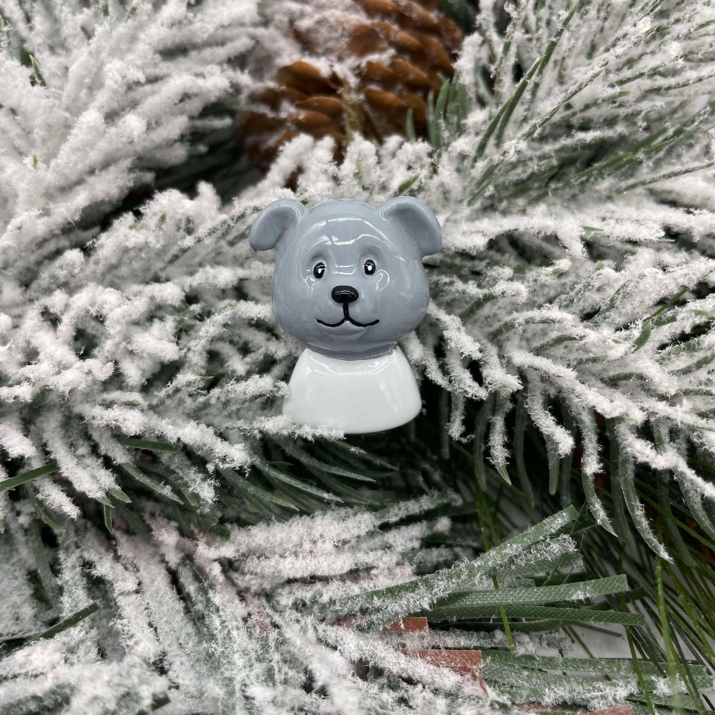 Additional Dog Heads - Polyresin Christmas Ornaments