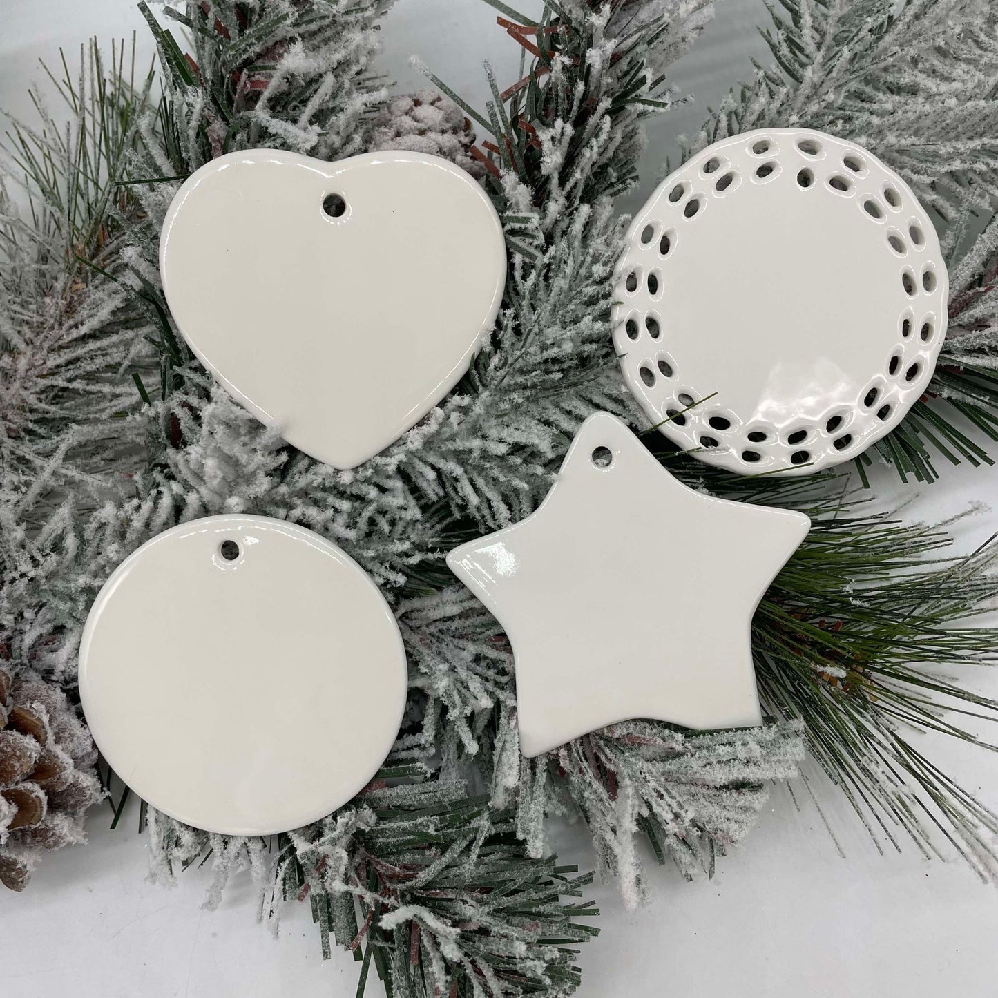 Star Ceramic Ornament for Sublimation
