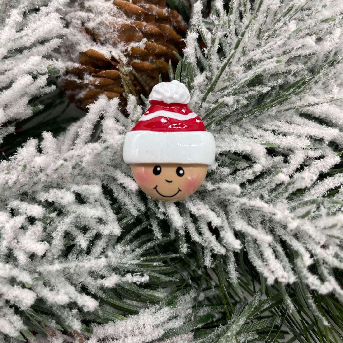 Additional Human Heads - Polyresin Christmas Ornaments