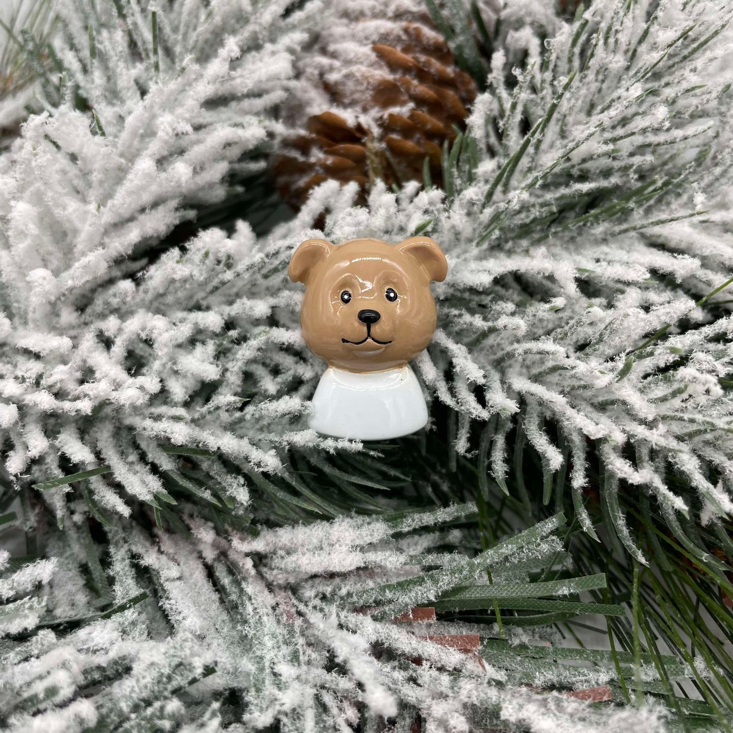 Additional Dog Heads - Polyresin Christmas Ornaments