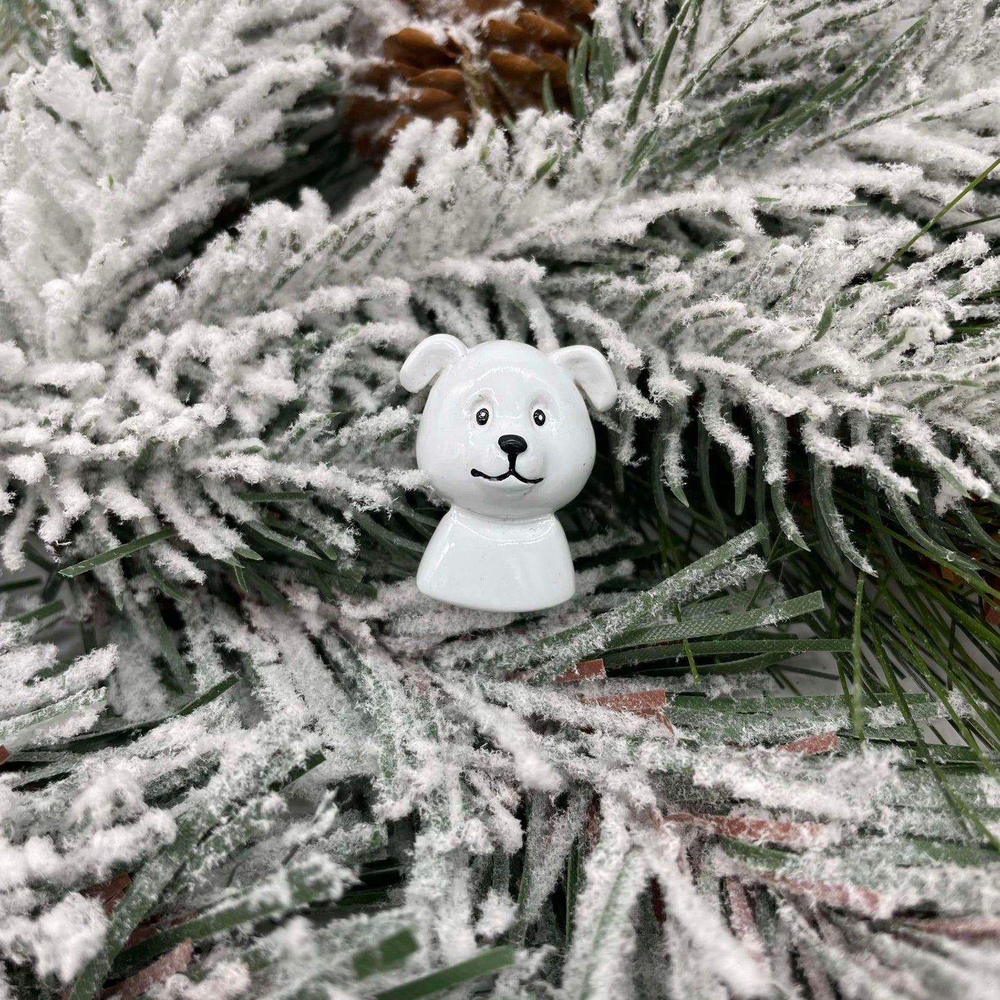 Additional Dog Heads - Polyresin Christmas Ornaments