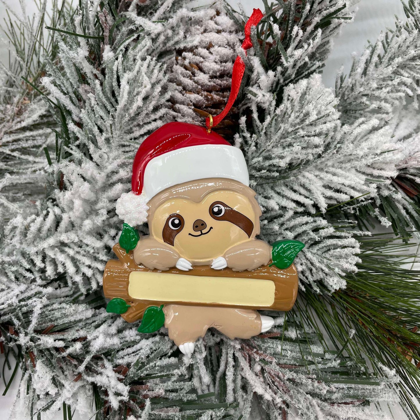 Sloth Family - Polyresin Christmas Ornaments