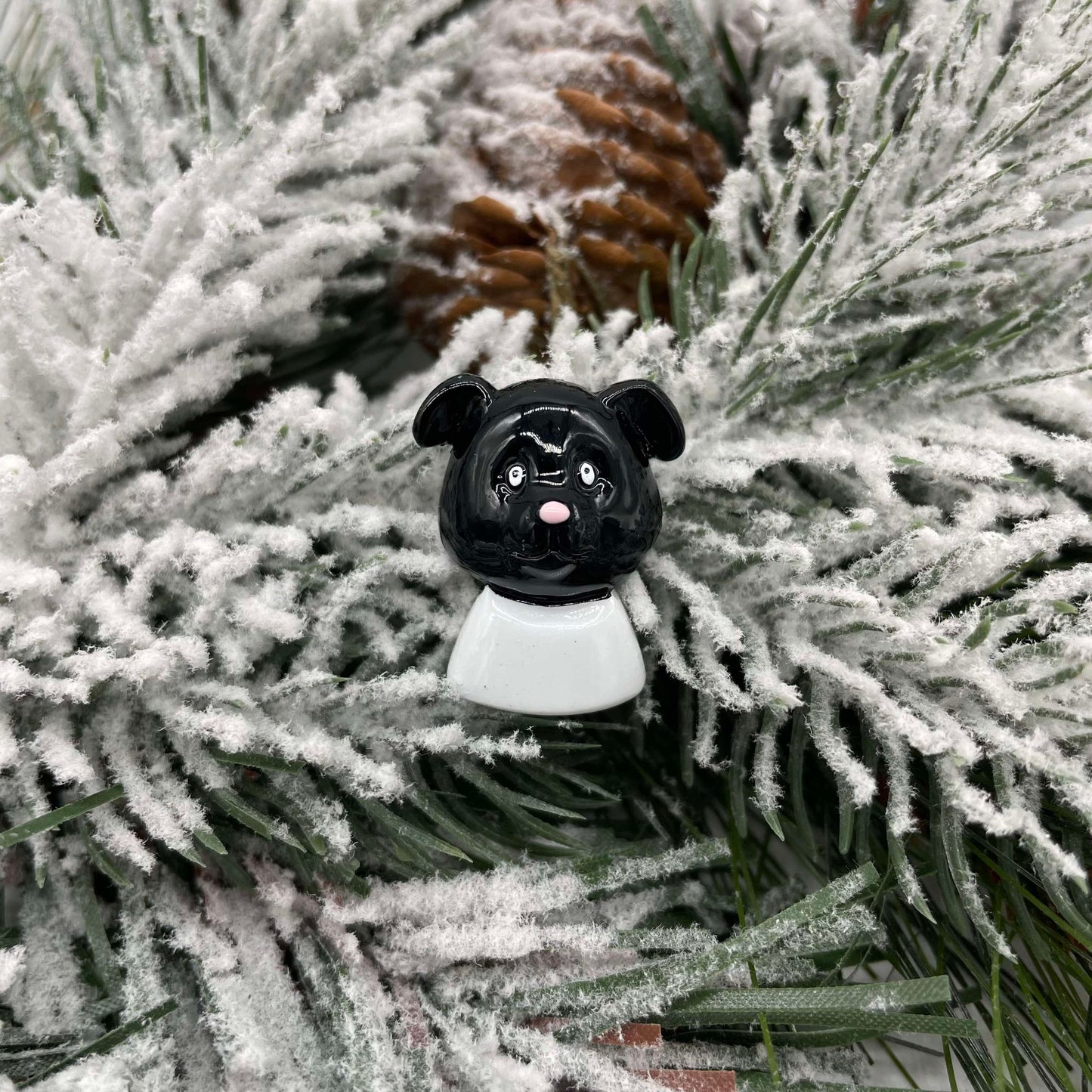 Additional Dog Heads - Polyresin Christmas Ornaments