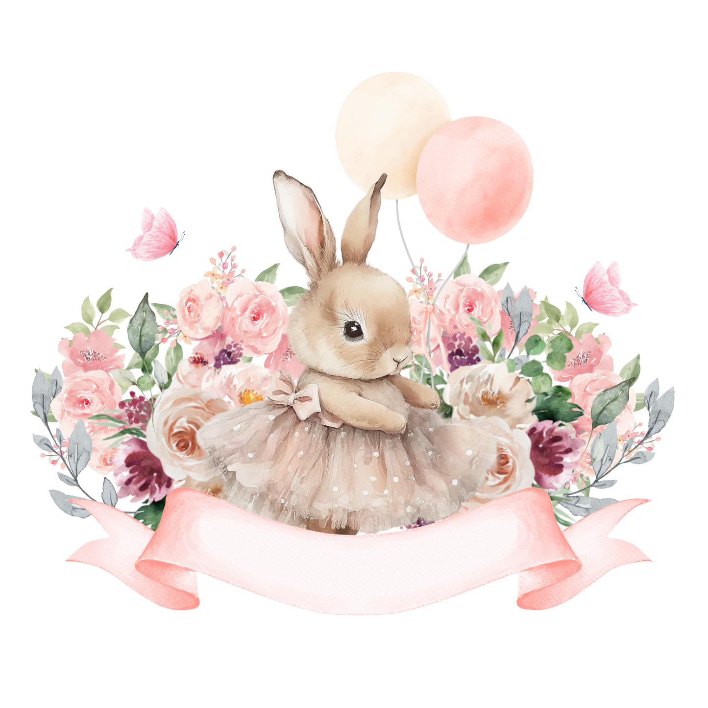 Tutu Bunny UV DTF #473