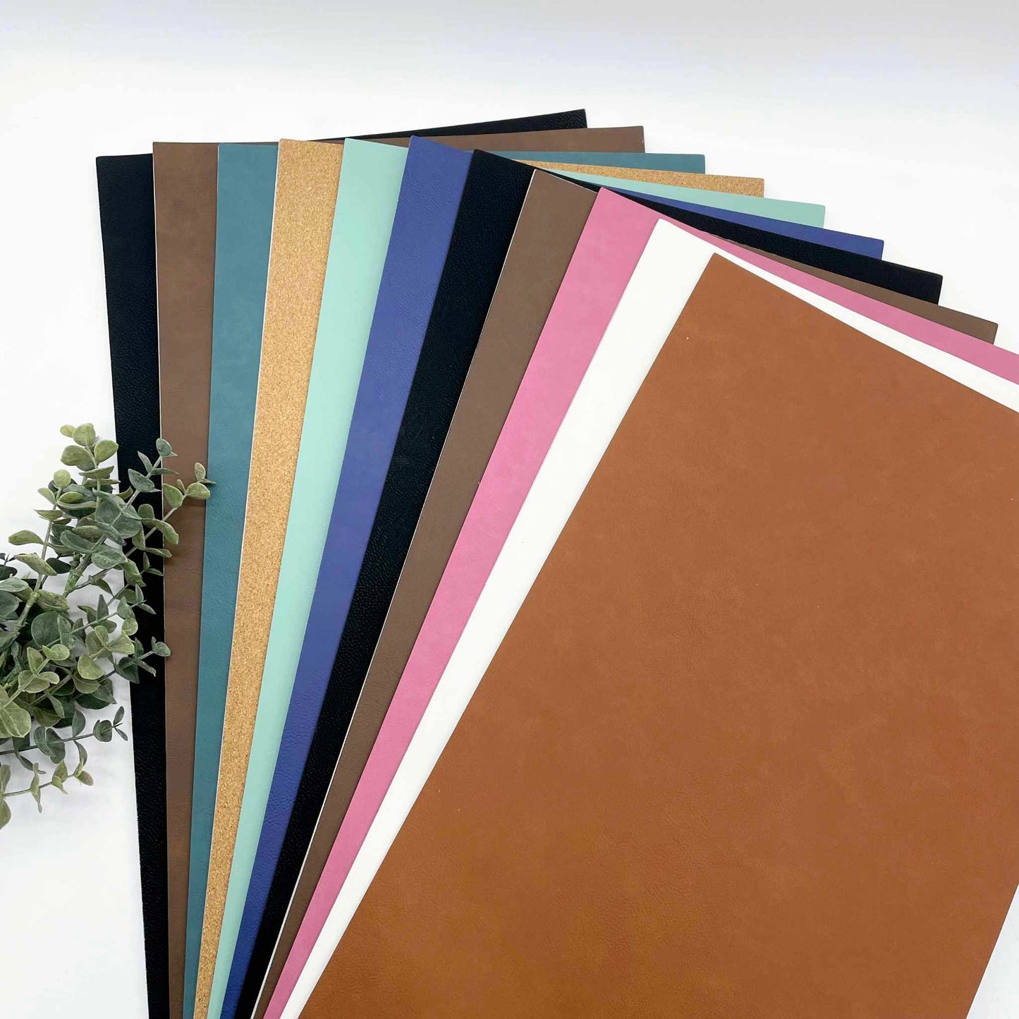 Leatherette Sheet for Engraving with Adhesive Backing